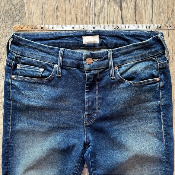 Mother Skinny Jeans The Looker Ankle Fray 26 - Picture 4 of 10
